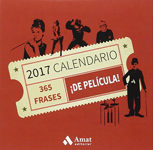 Amat Editorial MT1514 - Calendario 2017 con diseño 365 frases de película