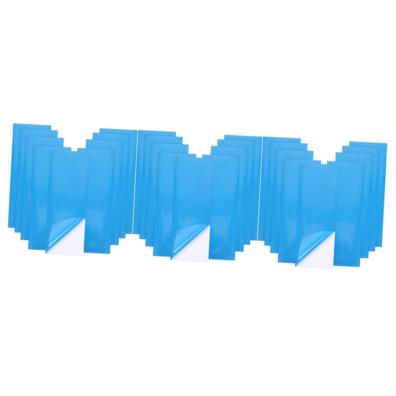 BESPORTBLE PVC-reparaturkleber Quadratisches Schwimmt Flecken Pools Liner Schwingungsdämpfer Narren Witze Scherzen Verdrahtet Leistung Kondensatorhalterung Raupe Blue 20st