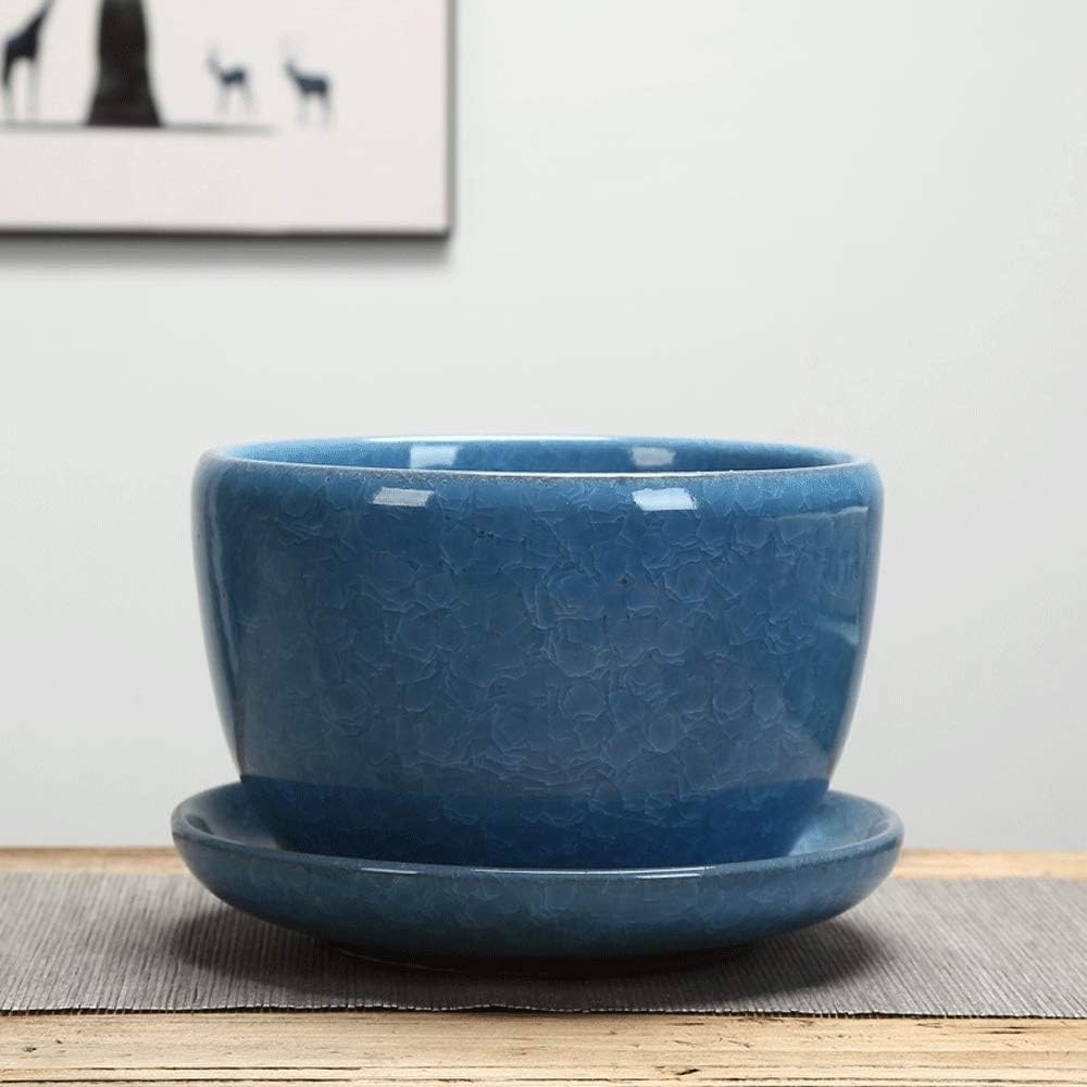 Ceramiczna doniczka, nowoczesna doniczka na rośliny kaktusa, dekoracyjny pojemnik do domu i ogrodu, dekoracja biurowa, 24 cm doniczka wewnętrzna, stylowy i wszechstronny design