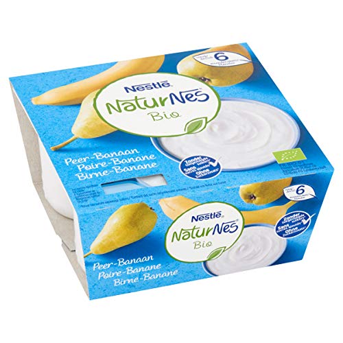 NaturNes Bio Zuivelhapje Banaan Peer - baby toetje - vanaf 6 maanden - 24 stuks - Image 4