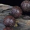 Bodhi-Perlenarmband, Natürliches Holzperlenarmband, tibetisch-buddhistisches Meditations-Mala-Gebet, 2 cm, Palisanderperlen, for Männer und Frauen, elastischer Schmuck, Jahrestag, Geburtstag, Zubehör #4