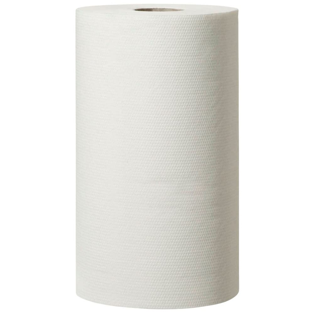 Tork 129265 Papel básico de Dos Capas/Paños de Papel compatibles con el dispensador Basic Paper Vario Roll W5 / Universal / 10 x bobinas de 55 m/Color Blanco