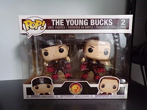 Funko Pop! Wrestling: Bullet Club - Young Bucks 2 Pack, Multicolor