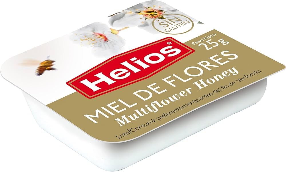 Pack 80 uds Miel de Flores, monodosis Paquetes de 25g