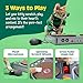 DJ Scratchpad by Relatable, Enrichment Cat Toys And Kitten Toys For Your Furry Friends, Cat Tree Essentials, Includes Box With 2 Scratch Wheels, 1 Plastic Ball With Bell, And Attached Microphone Plush