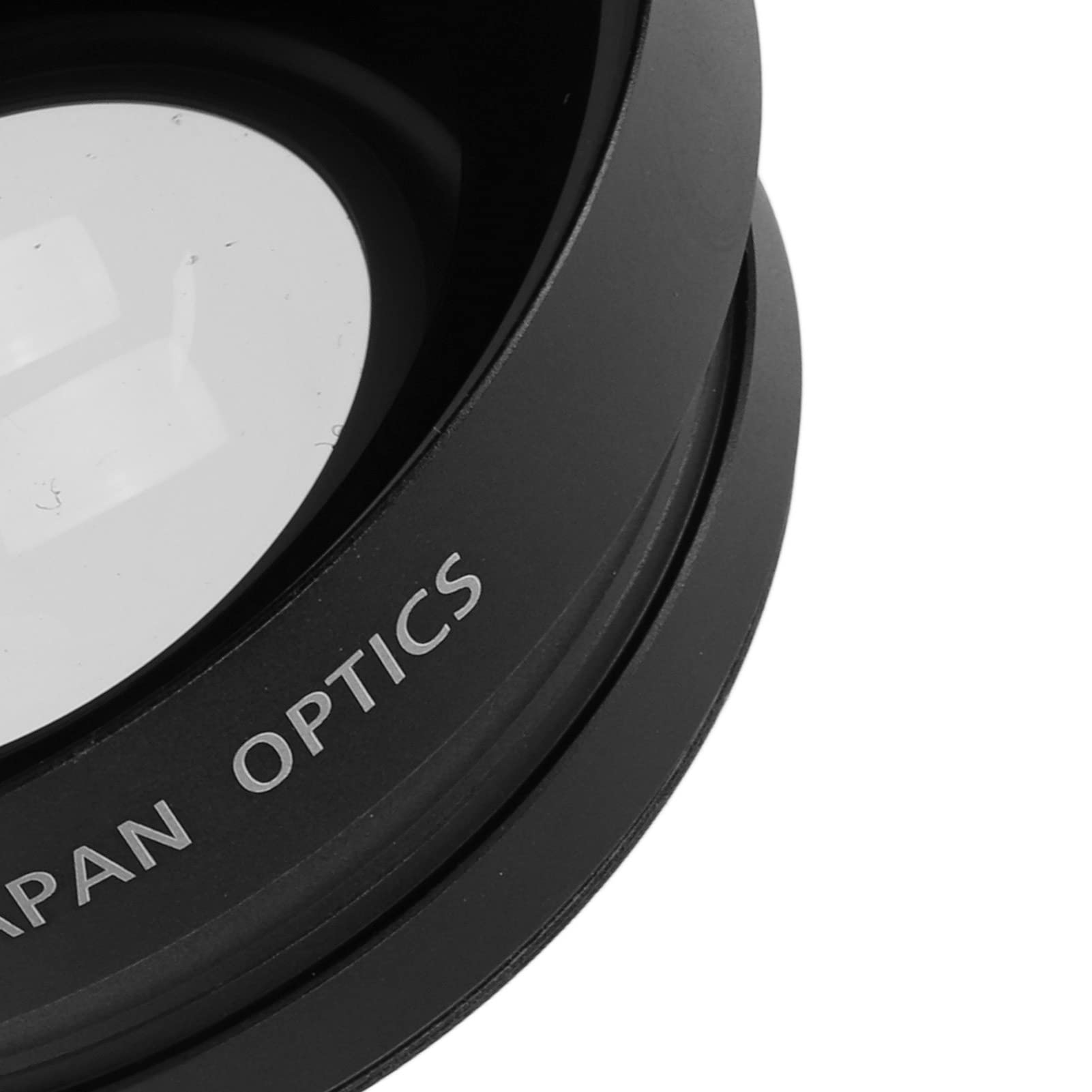 Goshyda Obiettivo Grandangolare, Obiettivo di Conversione Macro Grandangolare Universale in Metallo 0,43x, per Obiettivo della Fotocamera con Diametro del Filtro da 62 Mm
