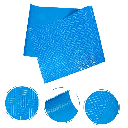 Alfombra antideslizante para piscina 91x23 cm azul miniatura 2