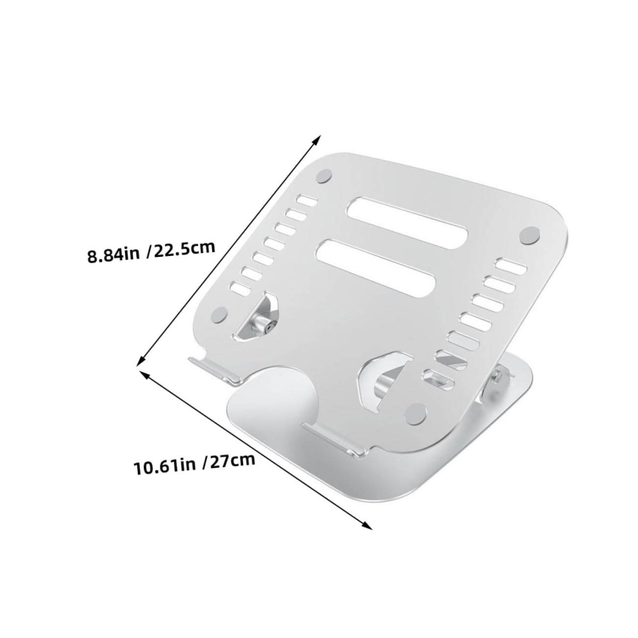Soporte Plegable Base Elevadora de Aleación de Aluminio para Portátil Ajustable Disipación de Calor Abierta para Ordenadores Portátiles en Oficina o Estudio