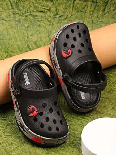 Image of URJO Splash Kid's Clogs /Sandals with Adjustable Back Strap Ultra Soft & Flexibility Anti Skid Comfortable Waterproof Daily Mules Clogs /Sandals Boy's & Girl's