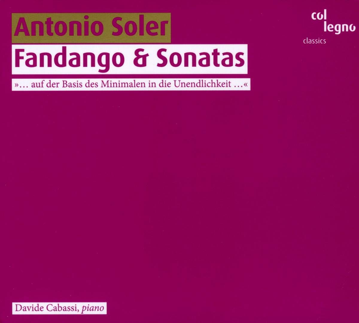 Soler: Fandango & Sonatas