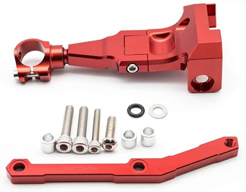 Miniatura 9 de FXCNC Racing motocicleta CNC amortiguador de dirección estabilizador búfer kit de montaje compatible con MT-09 MT09 FZ09 FZ-09 (no Tracer)