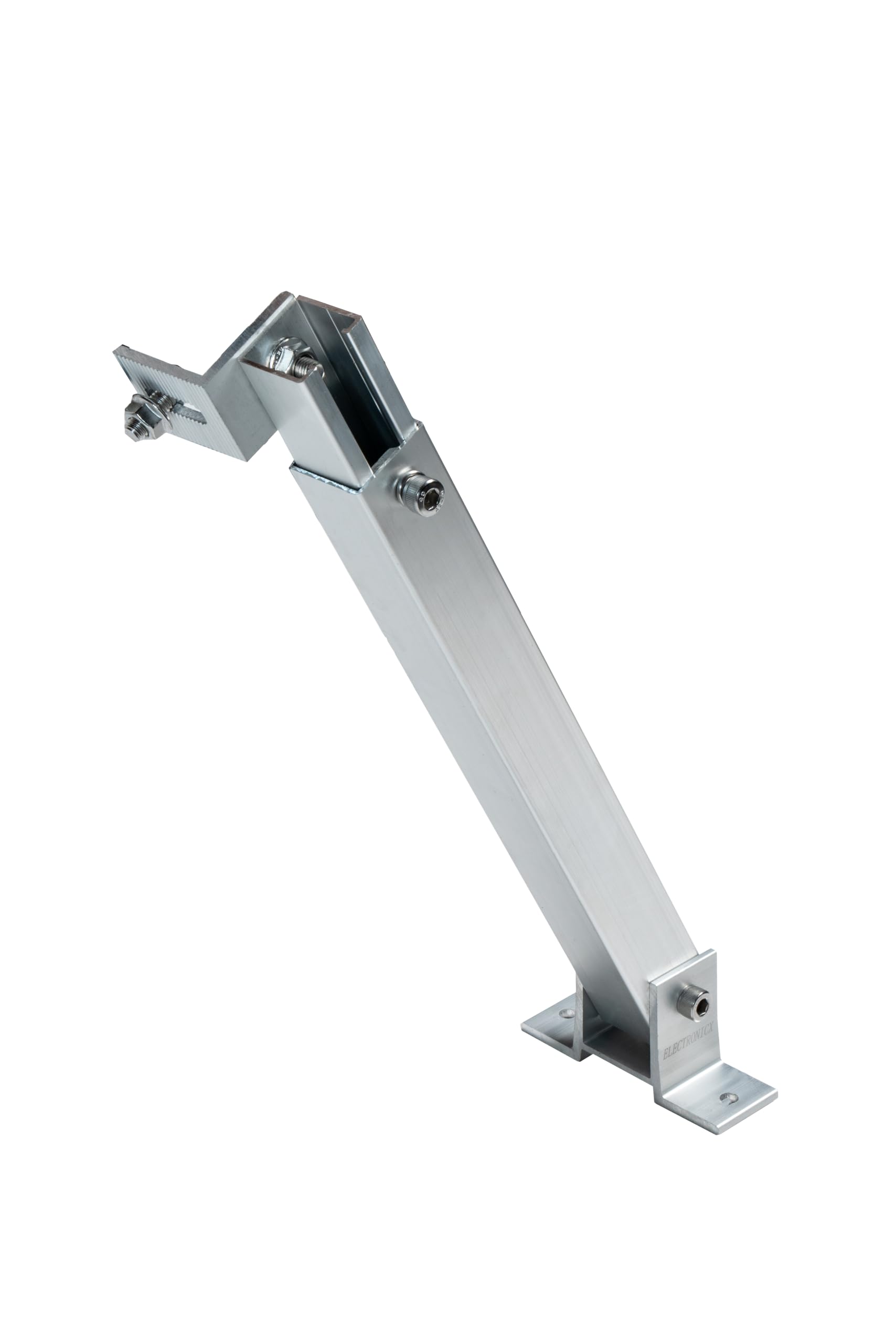 Support De Module Solaire Pour Centrale De Balcon Noir (15-30°) 1 Panneau, éLévation Pour Panneau Solaire, Cadre En Aluminium Pour Systèmes Photovoltaïques, Résistant Aux Intempéries Et Robuste