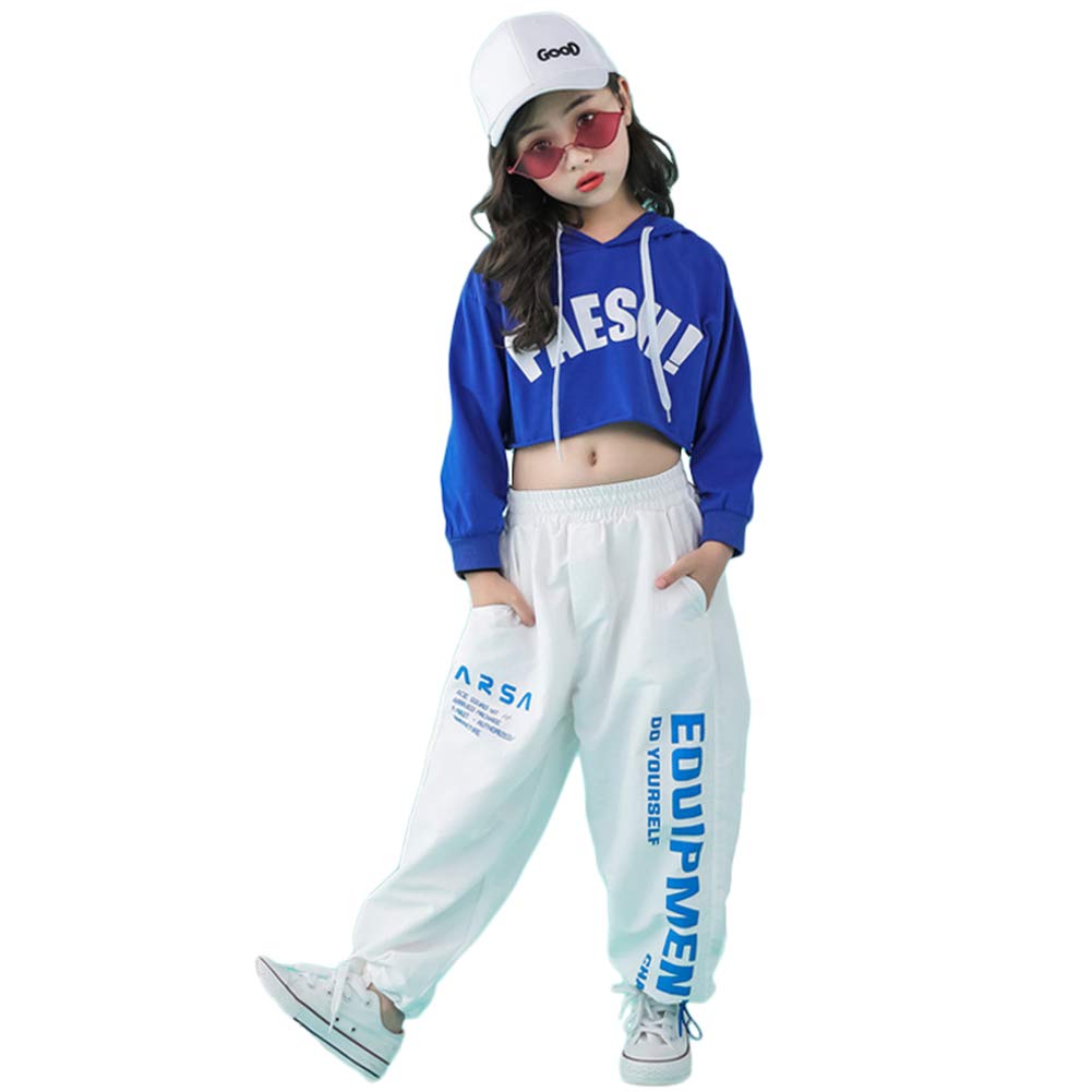 Amazon.co.jp: 2色 上下セット キッズ ダンス衣装 ヒップホップ ダンス 