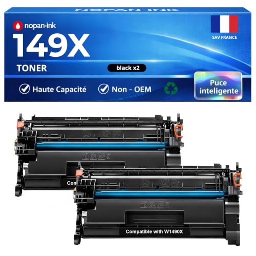 Toner W1490X 149X compatible avec puce HP LaserJet Pro MFP 4103dw 4004dw cartouche encre noir XL