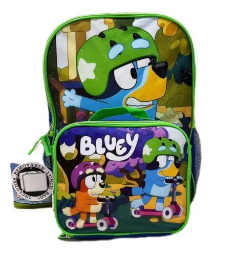 AI ACCESSORY INNOVATIONS Bluey Full Size 16 Inch Backpack with Detachable Lunch Box2