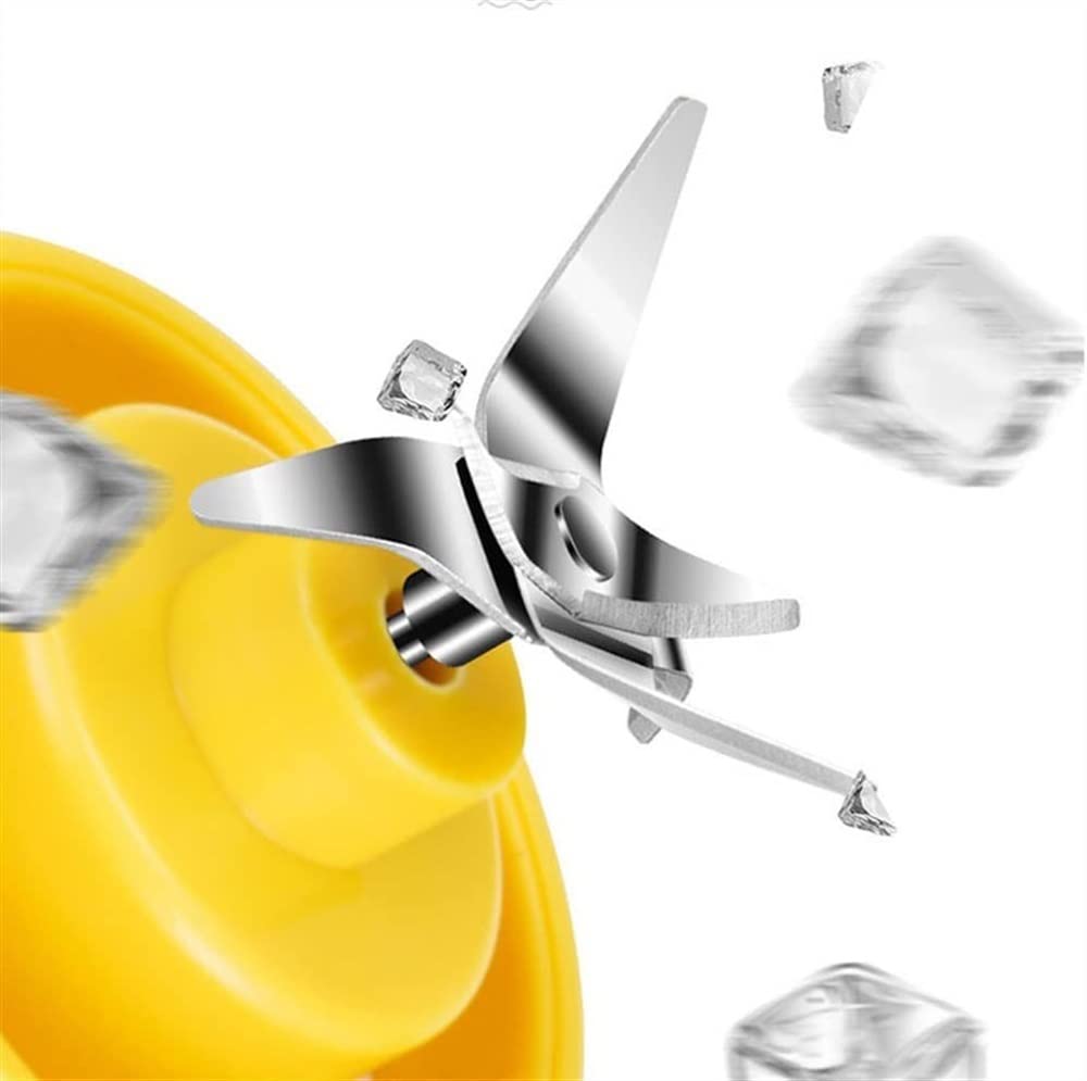 Przenośny blender, blendery do soków w rozmiarach osobistych, kubki do blendera do koktajli i smoothie, ładowane przez USB, idealne do kuchni, podróży, na siłownię (rozmiar: 1)