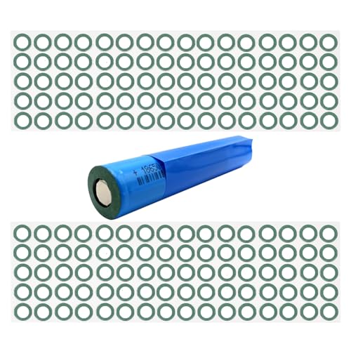 Image of 400pcs 18650 Battery Insulator Ring Self-Adhesive Hollow Insulating Cardboard Electrical Insulating Adhesive Paper Gree (Hollow)