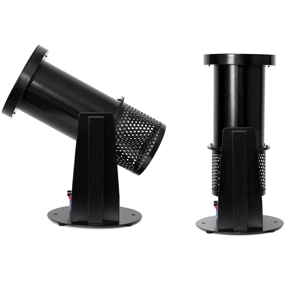 Konfetti Launcher Maschine Kanone mit 12pcs 3W RGB LED Lichteffekten und Wireless DMX Control für Party Hochzeit Konzerte Feier Besondere Veranstaltungen Bühneneffekt