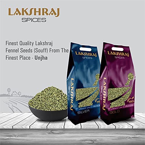 Image of LAKSHRAJ SPICES Fennel Seeds - 1 Kg | Souff