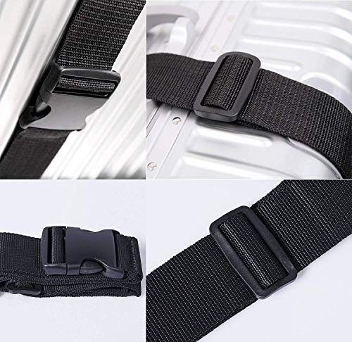 Darller ACS-028 4 Pcs 74 Inch X 2 Inch Luggage Straps Suitcase Belts Wide Adjustable Packing Straps Travel Accessories thumb #4