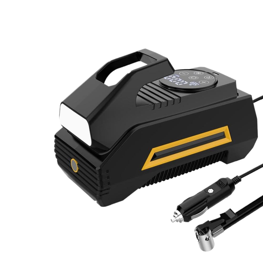 Pompa d'Aria Portatile Wireless/cablata per Pneumatici per Auto 120W 150PSI Compatibile con la Palla per Barca per Bici da Auto(Color Name: Wired Style)