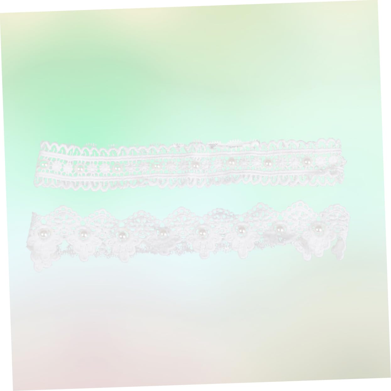 3paia Garter Da Sposa Pizzo Bianco Con Perle Per Matrimoni e Feste Di Anelli Per Coscia Per Sposa e Damigelle