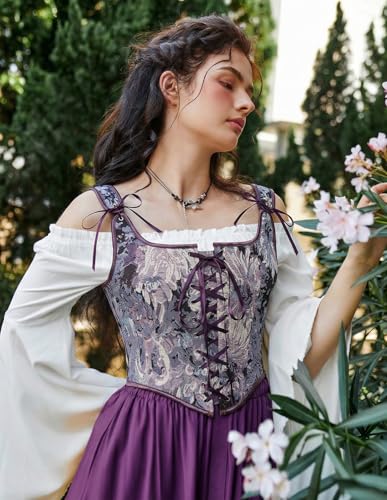 Image of Scarlet Darkness Women Renaissance Corset Pirate Bustier Top Bodice Bodyshaper