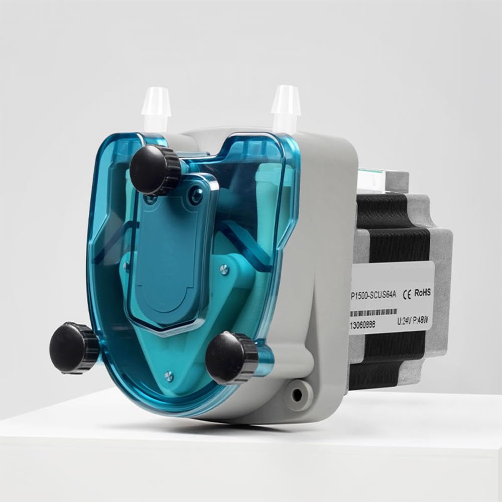 Bomba peristáltica de alto flujo LP1500-1600 ml/min, 12 V/24 V CC/motor paso a paso for dosificación de leche, café y jarabe(Lp1500-stepper Motor)
