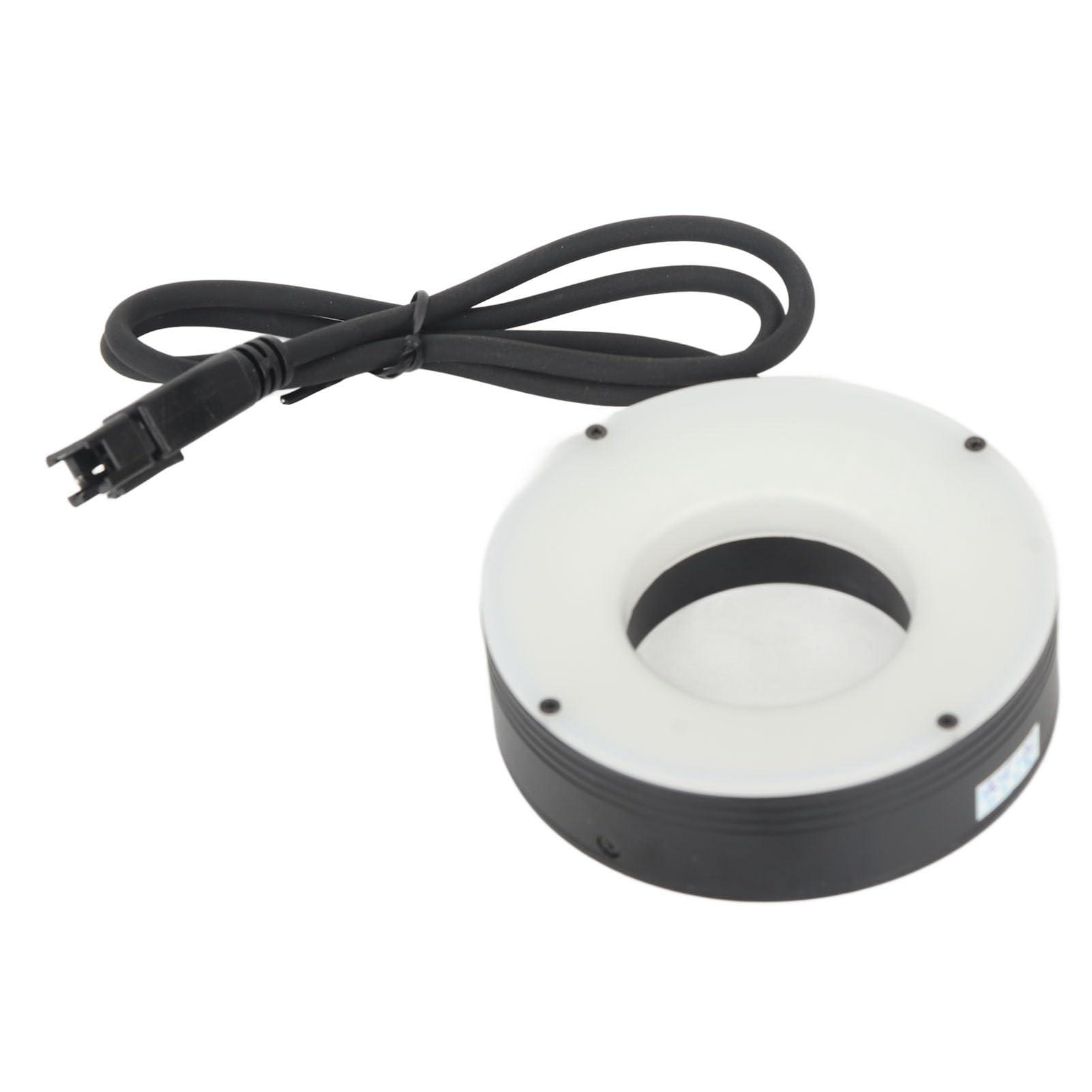 Focket Lampa Pierścieniowa LED, 24 V Dwupinowy Oświetlacz Mikroskopu ze Stopu Aluminium do Lampy Pierścieniowej Obiektywu Mikroskopu Stereoskopowego