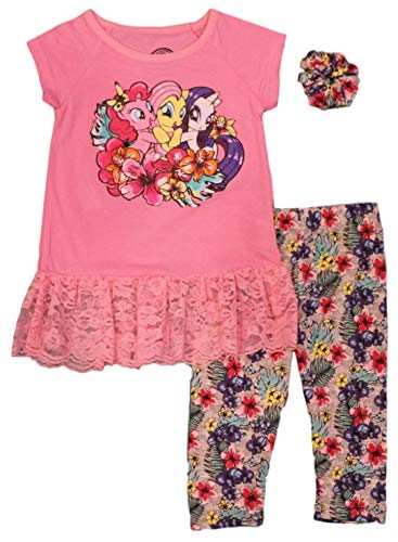 Image of My Little Pony Little Girls' Leggings Set with Hair Accessory