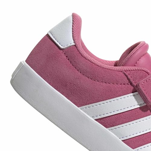 Image of adidas Kids' VL Court 3.0 Elastic Lace & Strap Shoe