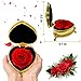 Valentines Day Gifts for Her Women, Preserved Real Flower with Gift Box, Anniversary Women Gifts for Her Wife Girlfriend Enchanted Real Rose on Birthday Valentine’s Day Anniversary Mother's Day