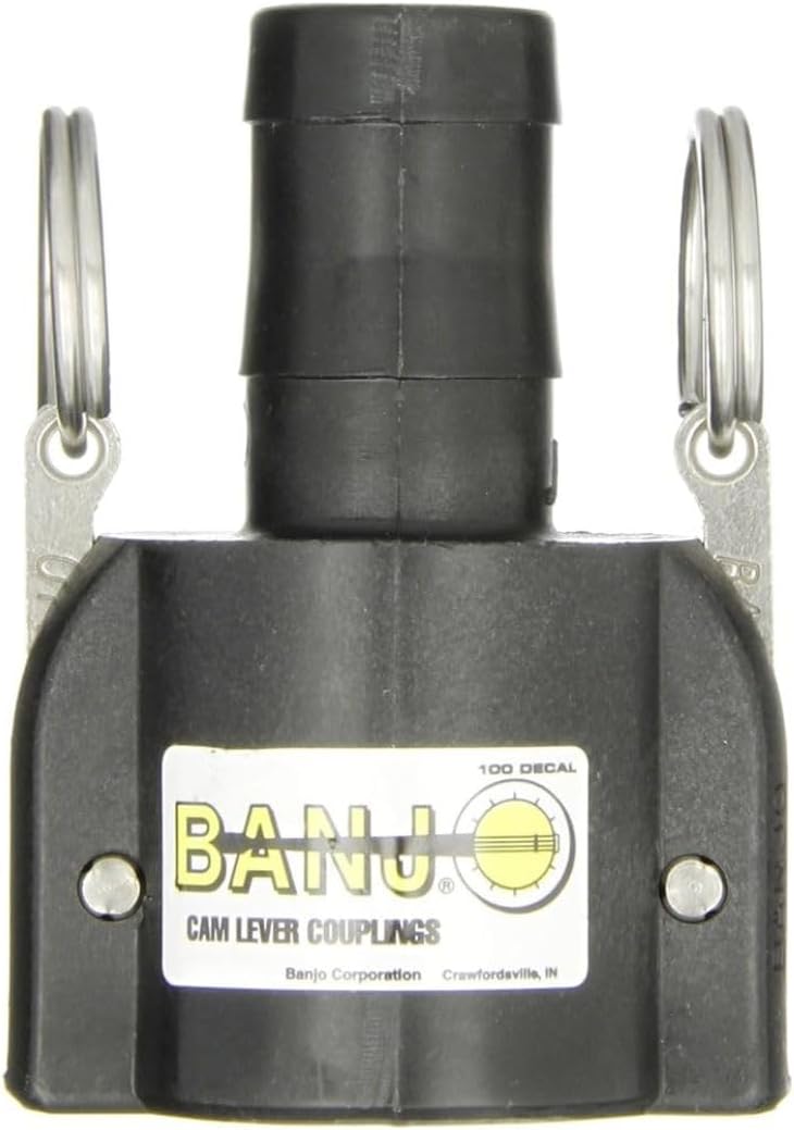 1" Banjo Poly Female Coupler - Hose Shank Farmer Bob's Parts 100C