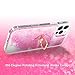 Badalink iPhone 8 Plus Case, iPhone 7 Plus Case, Sparkle Dynamic Quicksand Cover Bumper TPU Frame PC Back Anti-Scratch Shockproof Shell Skin for iPhone 7 Plus (2016) / iPhone 8 Plus (2017) - Elephant