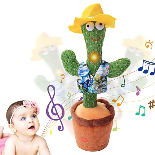 Cactus Bailarín, Dancing and Singing Cactus Bailando Juguete de Educación Precoz, Juguetes de Peluche de Cactus Electrónicos de Cactus Que Canta y Baile Para Niños (Cactus A) Cover