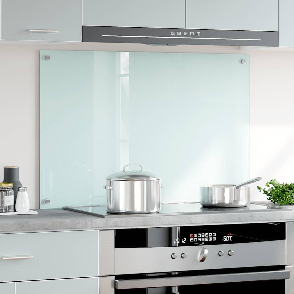 Generisch Küchenrückwand Weiß 90x60 cm Hartglas,Heim & Garten,Küche & Esszimmer,Küchenhelfer & -utensilien,9.03KG,249459