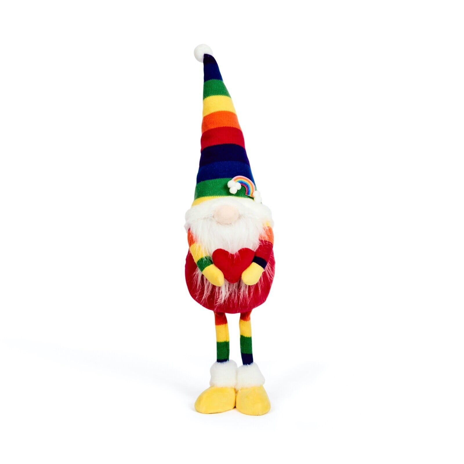Three Kings Santa Claus Rainbow Multi-Coloured Standing Nordic Gnome Gonk 58cm Tall