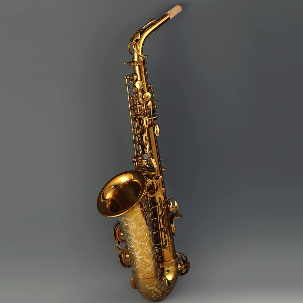 Rollins Saxophone alto RSA-9902,E flat Selmer 802-Key,Matière laiton, Or