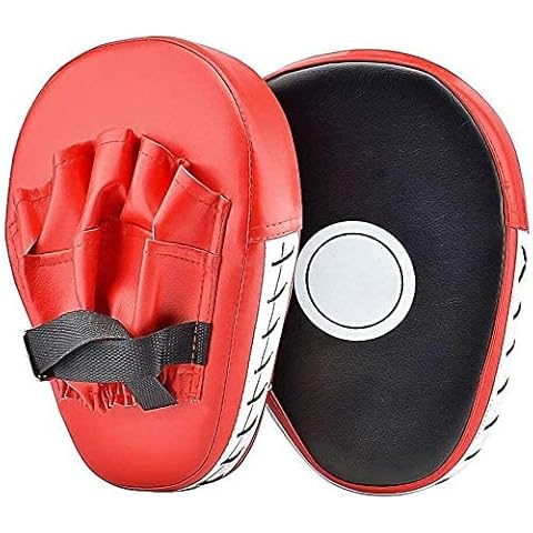 YIQI 1 Paar Pratzen Trainer Pratzen Kickboxen Boxen Pratzen für Muay Thai Kickboxen Bewegung Karate Taekwondo Martial Art Cover