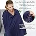 Nursing Cover & Baby Nursing Poncho,Multi Use Breastfeeding Cover for CarSeat Canopy, High Seat Cover, Stroller Cover, Shopping Cart Cover,Nursing Scarf for Boy and Girl by Kefee Kol (Blue)