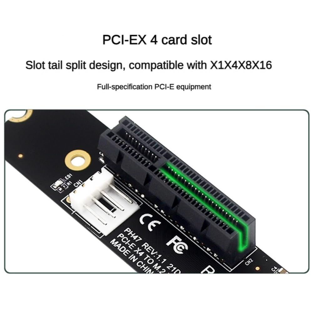 Amazon.com: YIKAIEN NGFF M.2 M-Key to PCIe X4 Expansion Card