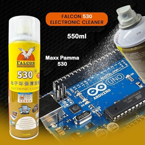 Image of Falcon 530 Electronic Cleaner 550ml - Powerful Electronics Cleaning Solution | Safe for Delicate Components