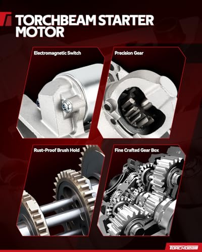 Torchbeam 17981N Starter Motor Compatible con Nissan 2003-06 Sentra 1.8L miniatura 3