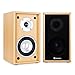 AUNA Linie-300-SF-BH Coppia diffusori passivi 70W RMS (Sistema a 2 Vie, Woofer 13cm, 35W RMS cadauno, Struttura in Legno, Contatti Placcati in Oro, Copertura Altoparlanti Rimovibile) Faggio