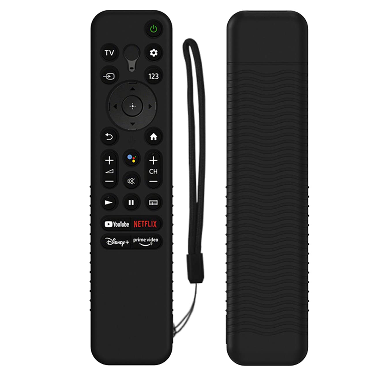 ETUZI Silicone Remote Cover for Sony Smart TV 2022 Series Voice Remote RMF-TX 800U RMF-TX 900U Remote Cover BRAVIA TV Remote Case with Lanyard (Black) (B0BTHRSHLX) Amazon Price History, Amazon Price Tracker