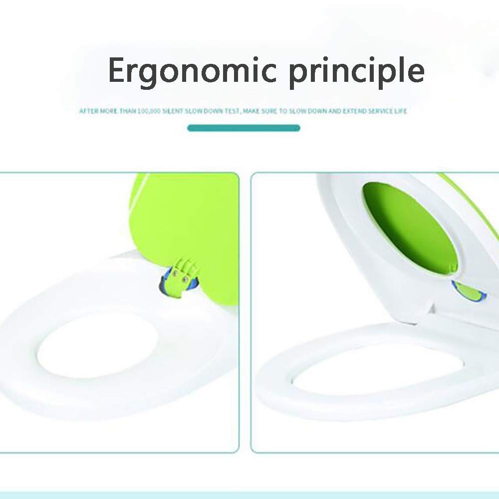 Tapa para WC, Tapa de Inodoro, Asiento para niños,Tapa Asientos para Inodoro Familiar con Asiento Reductor Infantil y Cierre Suave, función Easy-Clean
