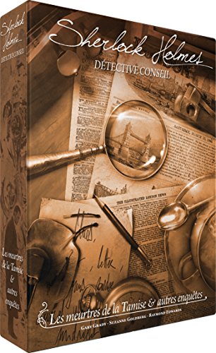 Asmodee - Sherlock Holmes Detective Conseil: Les Meurtres De La Tamise & Autres Enquêtes - Jeu de Société d'Enquête pour Enfants dès 12 Ans - 1 à 8...