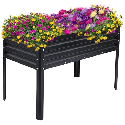 TMEE Galvanized Raised Garden Bed Cover