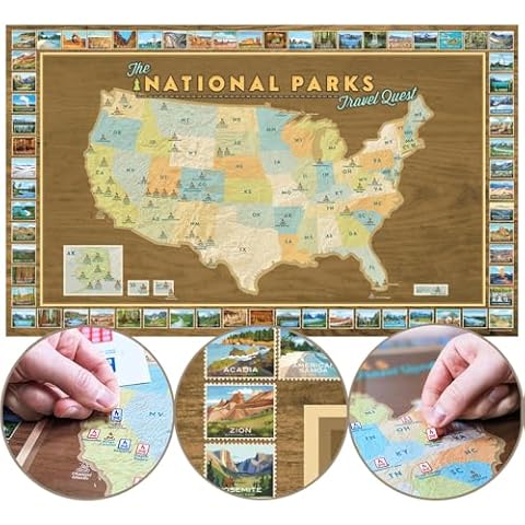 National Parks Travel Quest Poster Cover