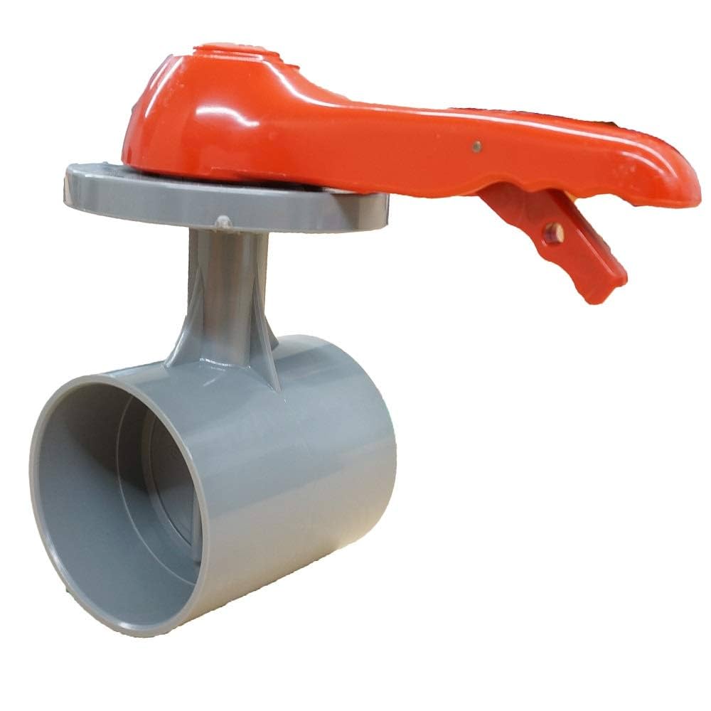 Amazon.co.jp: 関西化工 ダクト接続 ダンパー 塩ビ製 取っ手付き